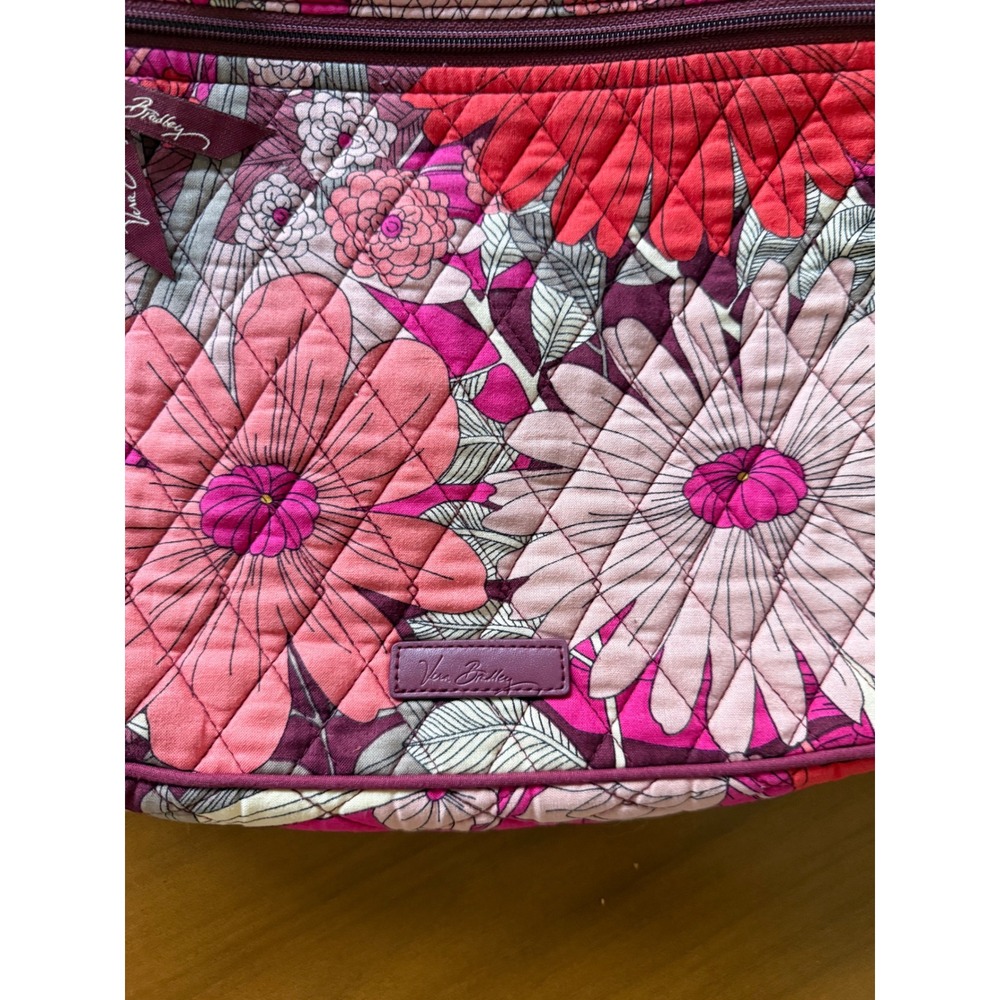 Vera Bradley Floral‎ Quilted Crossbody Bag Shoulder Purse - Picture 2 of 8